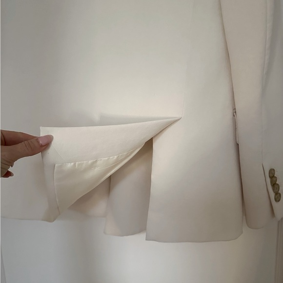 NWOT Aritzia Cherrelle Blazer light birch ( ivory) oversized look Wilfred - Picture 12 of 17